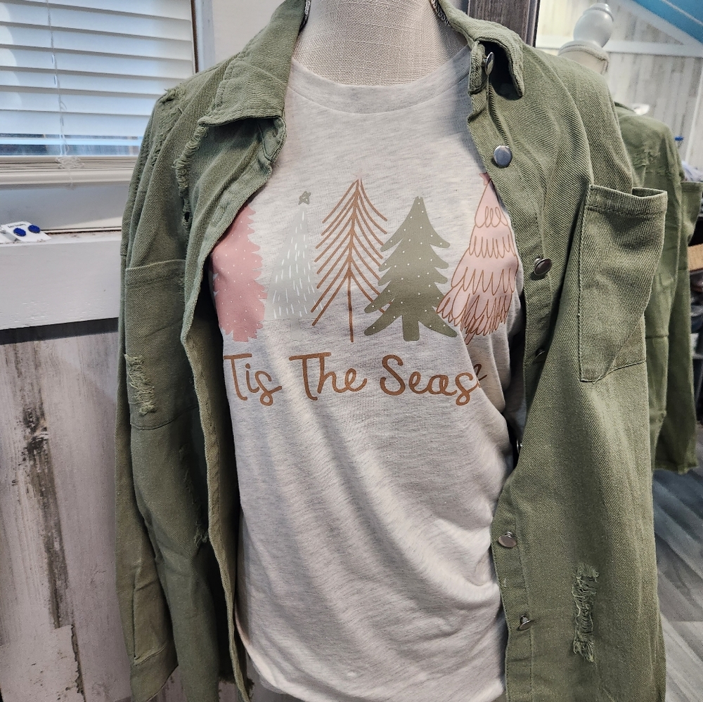 Tis the Season Christmas Boho Shirt